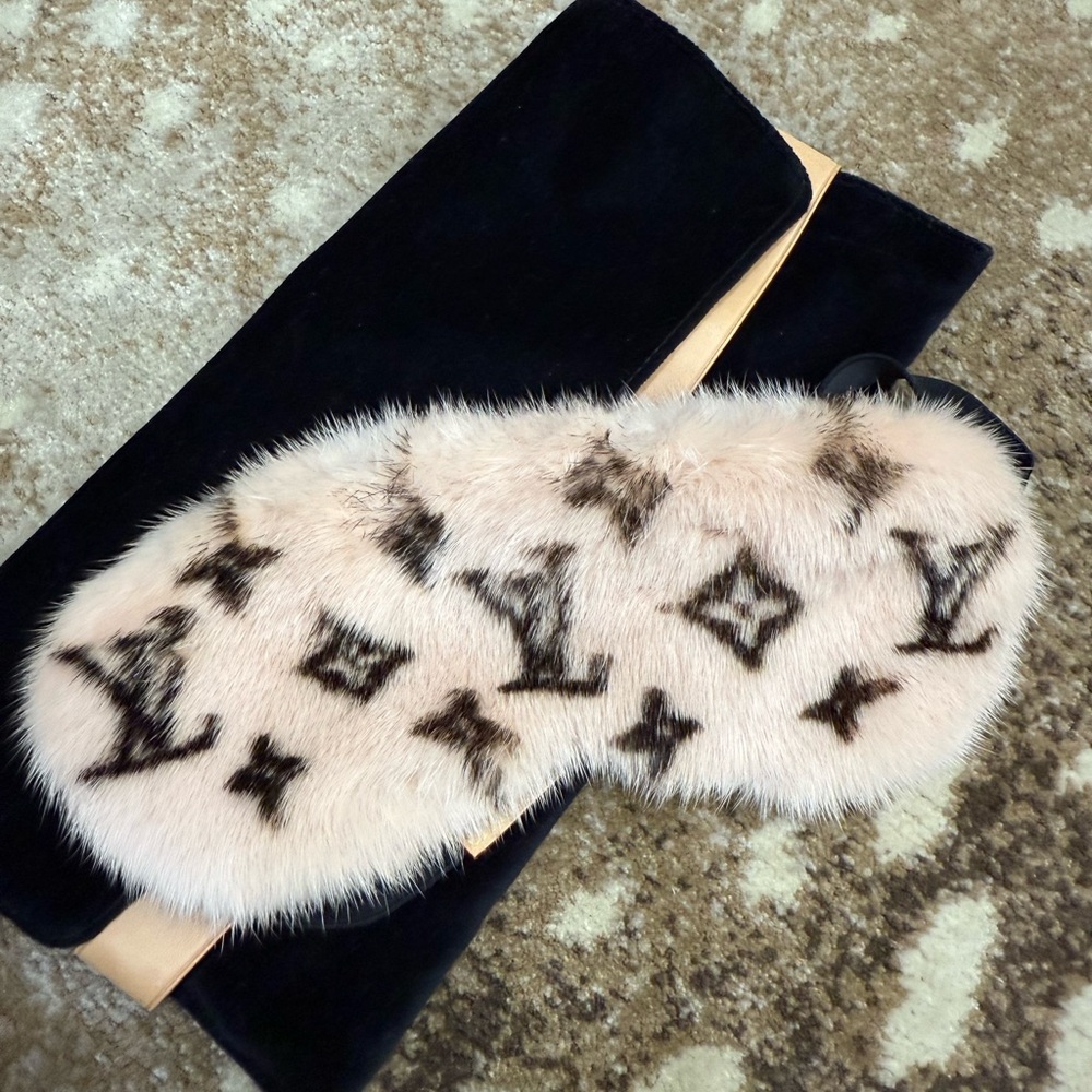 Louis Vuitton Luxury Fur Eye Mask